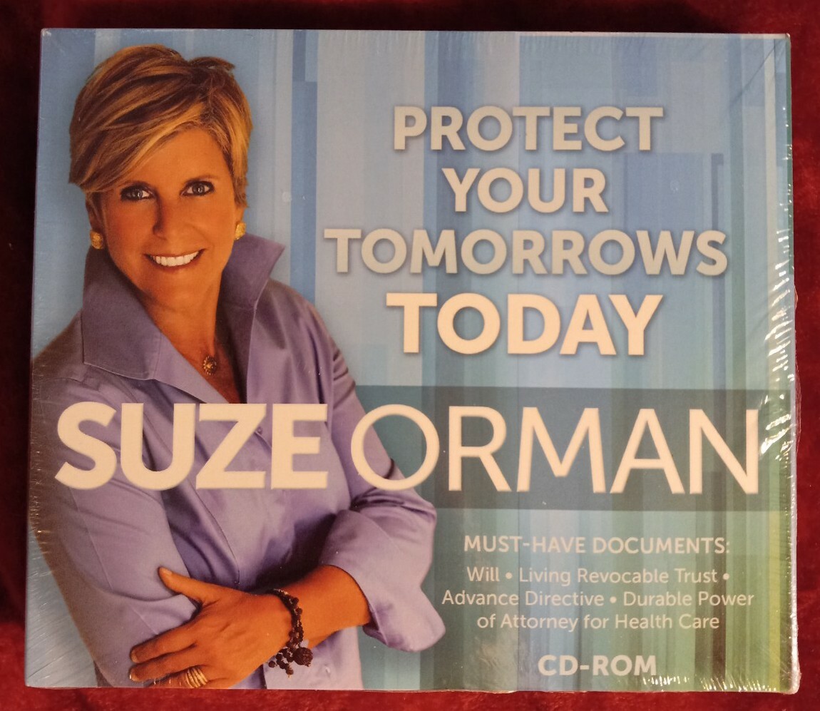 Protect Your Tomorrows Today by Suze Orman (CD-ROM Win/Mac) New Sealed
