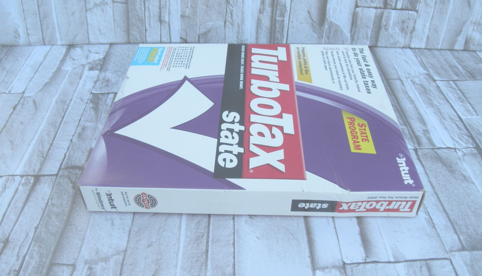 NEW 2003 (SEALED) VINTAGE TURBOTAX STATE SOFTWARE (WIN 95/98/NT 4.0/2000/ME/XP)