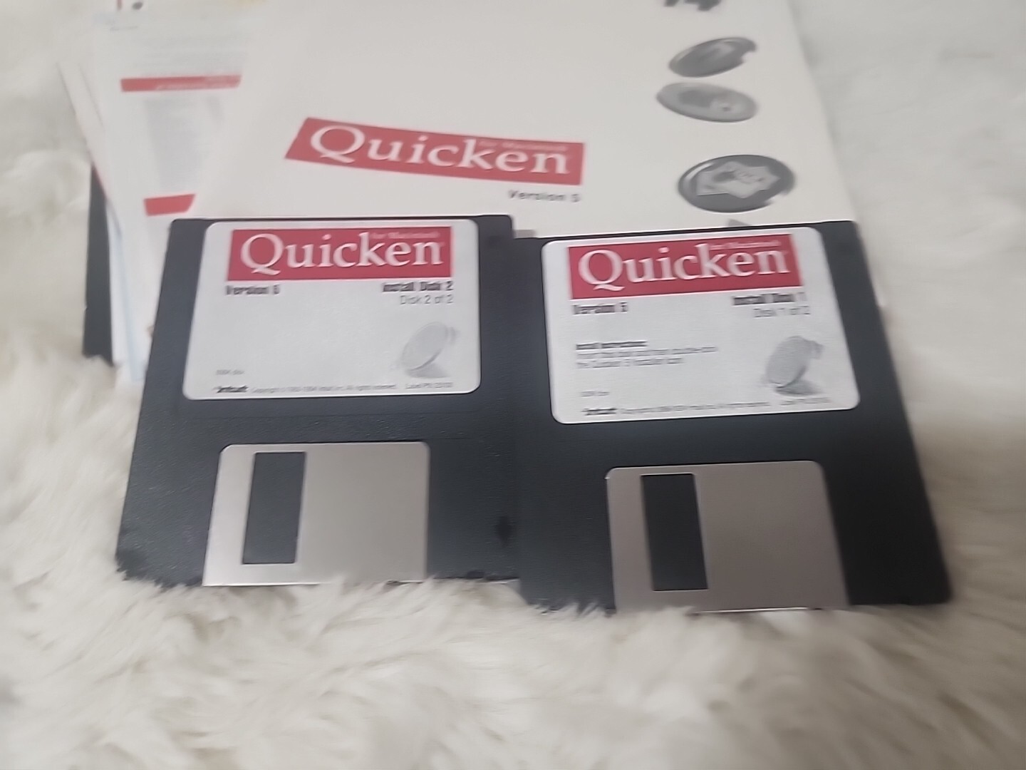 Quicken for Macintosh Version 5 New for 95 • 3.5″ Floppy Big Box Software Intuit