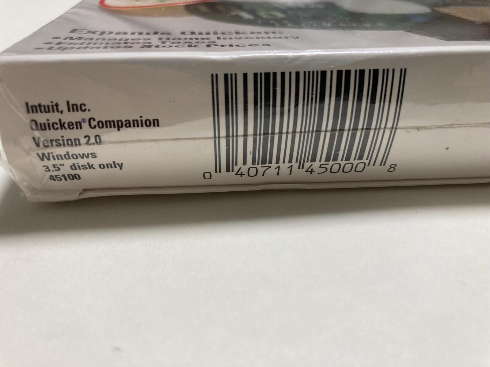 Intuit Quicken Companion Version 2.0 For Windows 3.5” Disks Factory Sealed