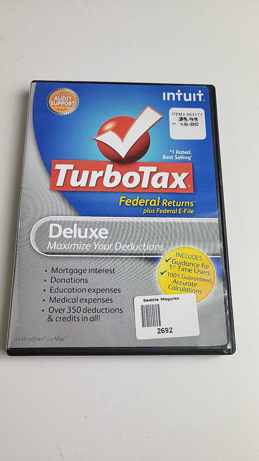 TurboTax Deluxe 2012 – Federal