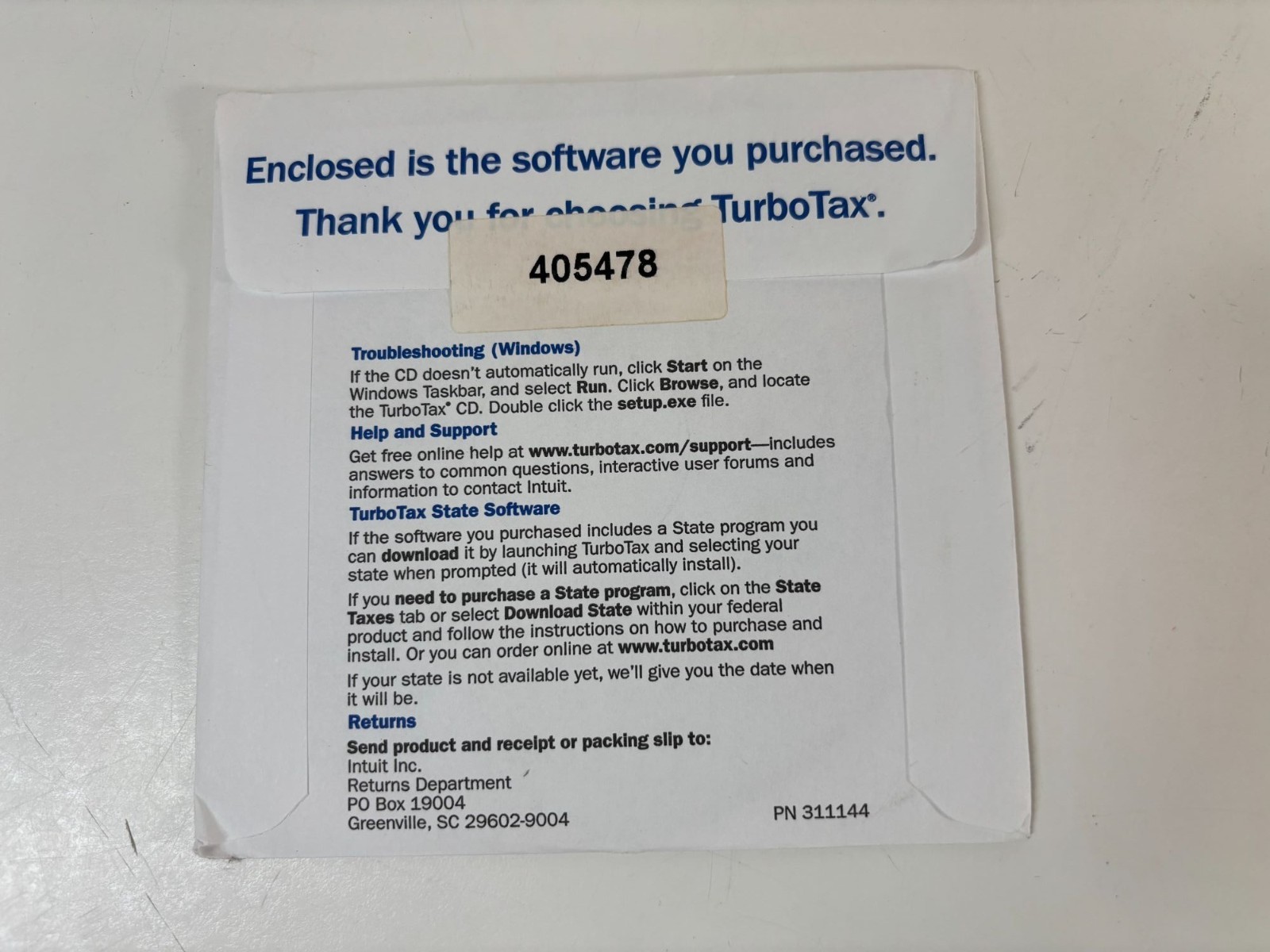Intuit TurboTax Premier Investments & Rental Property 2007 Federal + State
