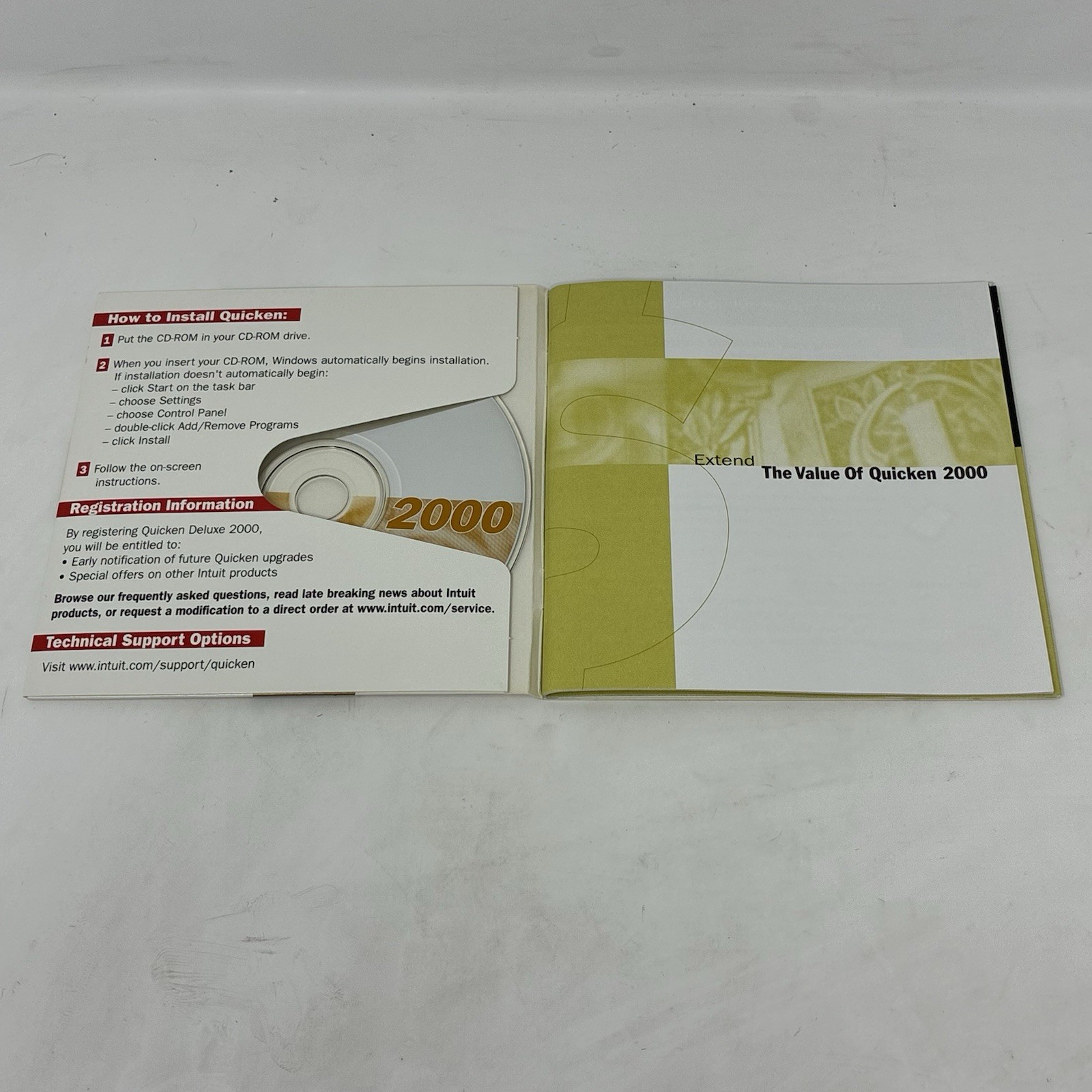 Deluxe Quicken 2000 Personal Financial Software Win 95 98 NT 4 Full Retail Box