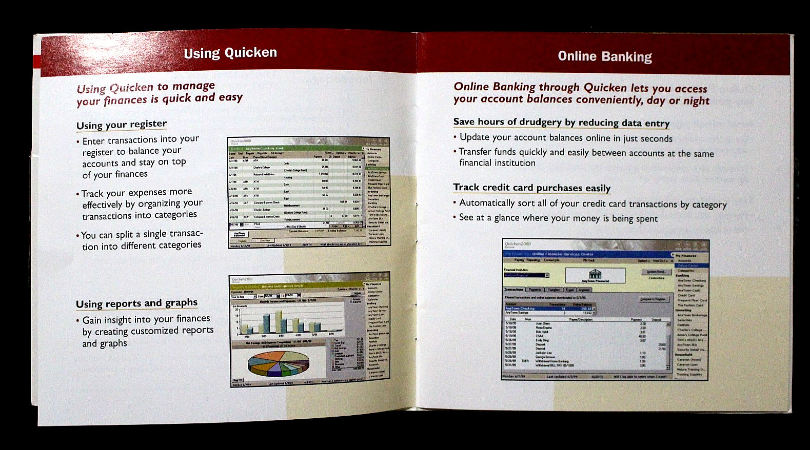QUICKEN DELUX 2000 MONEY MANAGE CD-ROM, Window 95/98/NT Banking & Investing, NEW