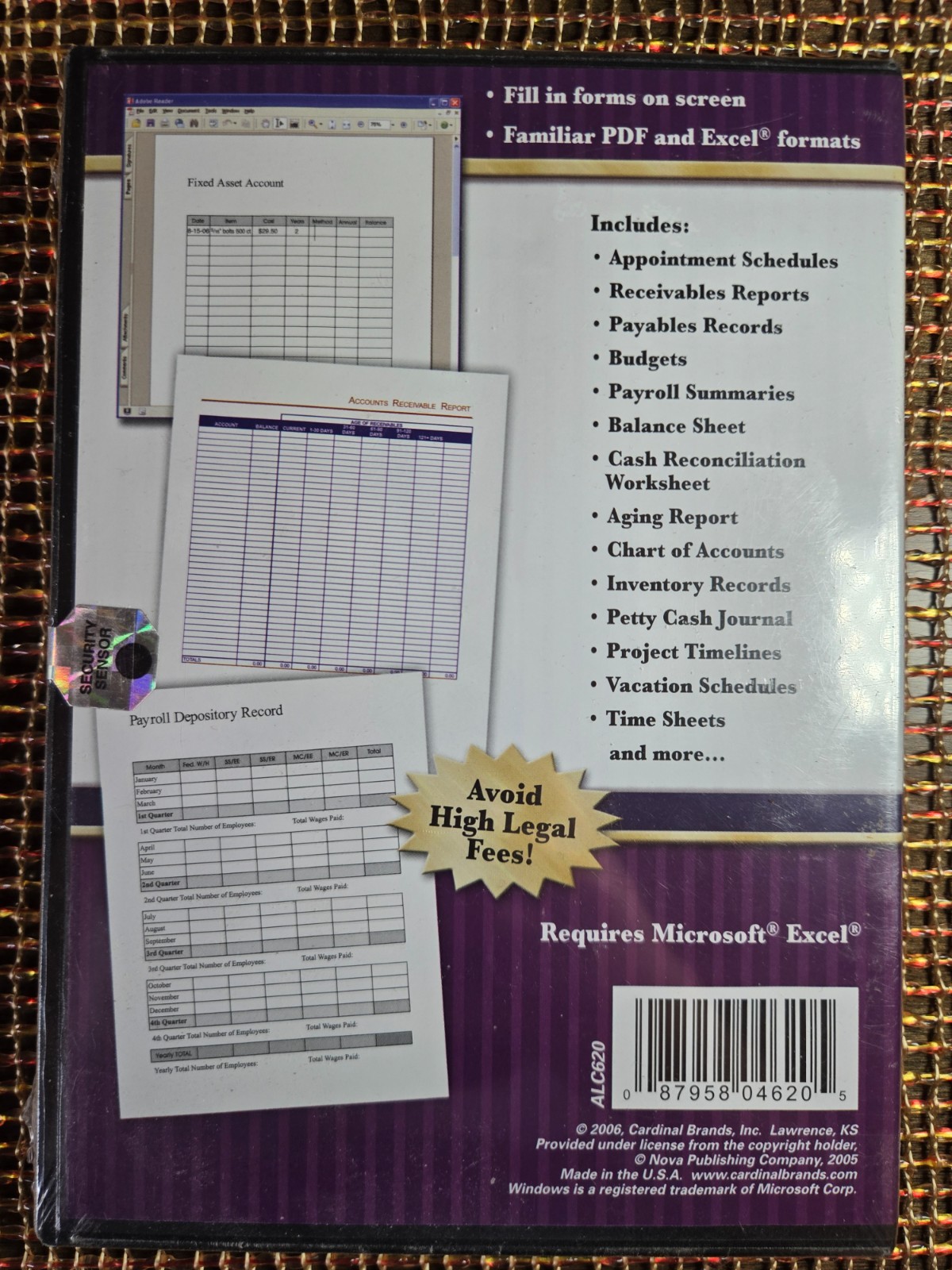 Small Business Forms (CD-ROM, 2006) NEW, Sealed