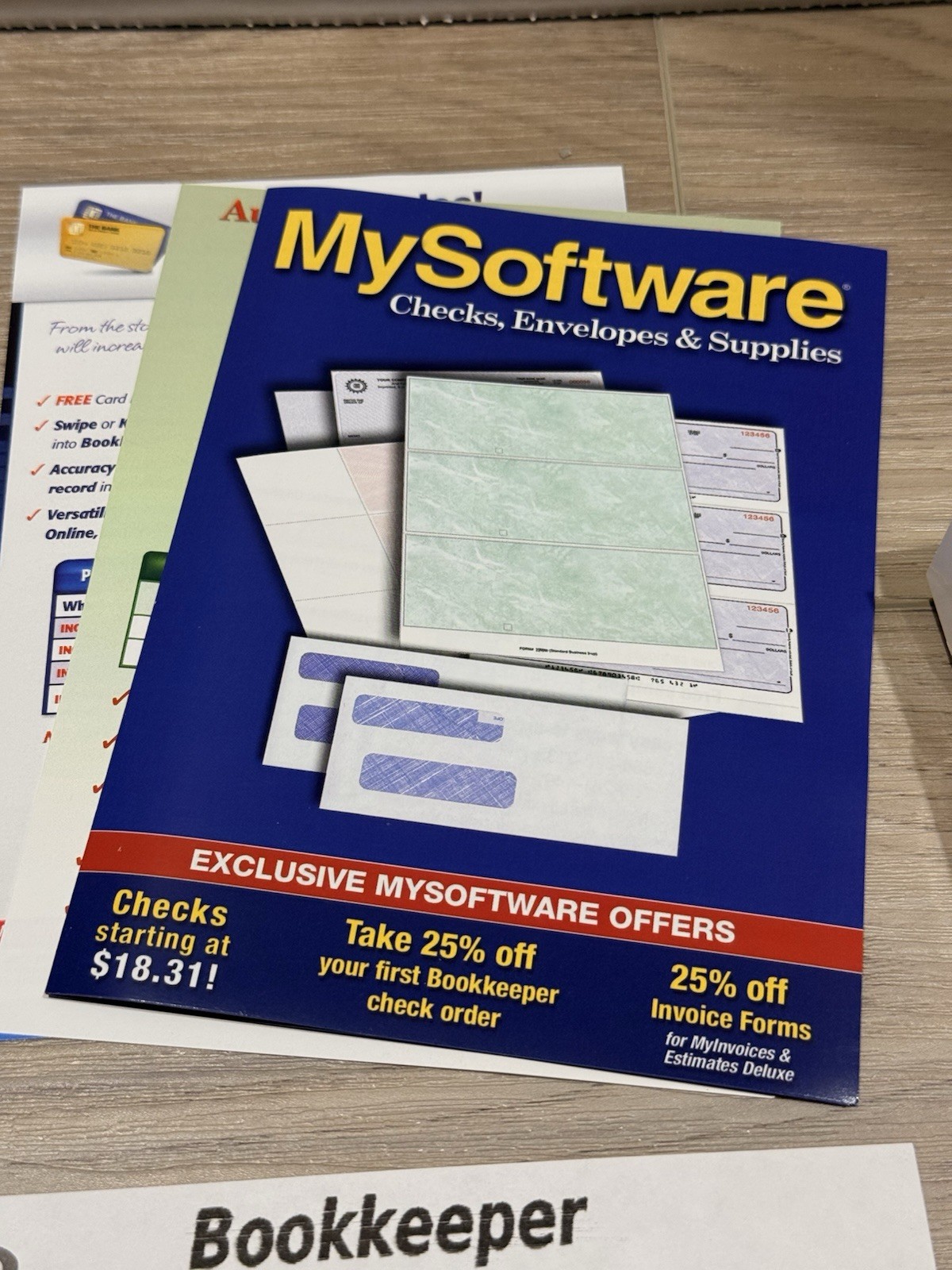 MySoftware Bookkeeper Business Finances Manager Accounting Software 2009 Windows