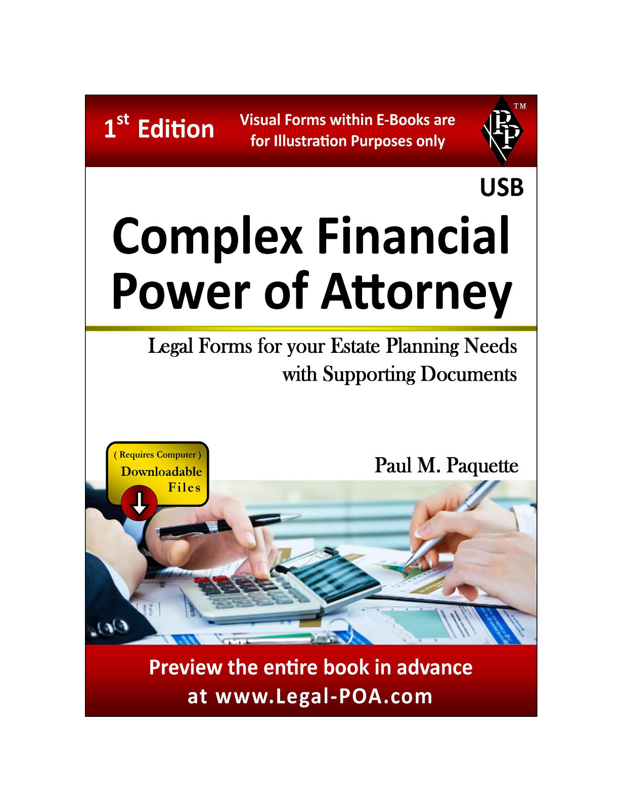 Complex Financial Power of Attorney – Full Version – USB Flash Drive Only