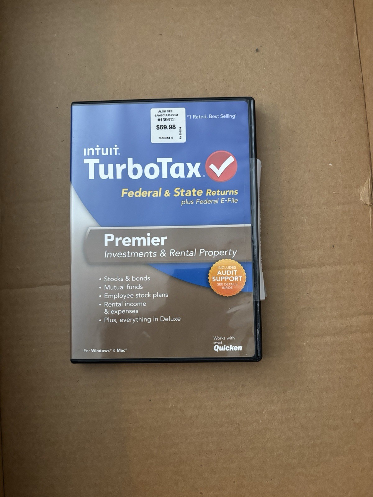 TurboTax Home & Business 2015 2017 Personal & Small Bus 2014 & Premier 2013 2016