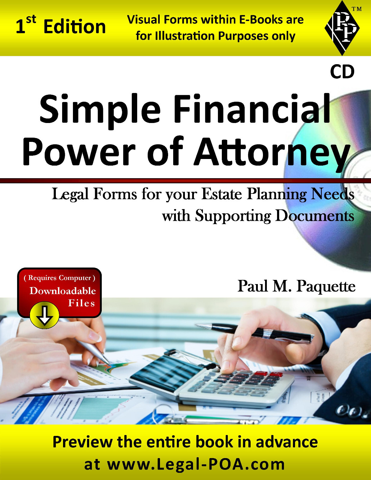 Simple Financial Power of Attorney – Full Version – CD-ROM Only