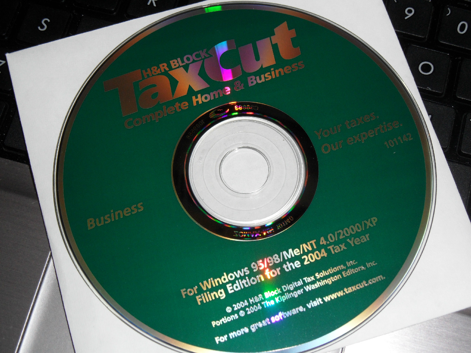 2004 TaxCut BUSINESS turbo CD Tax Cut New original sealed CD!