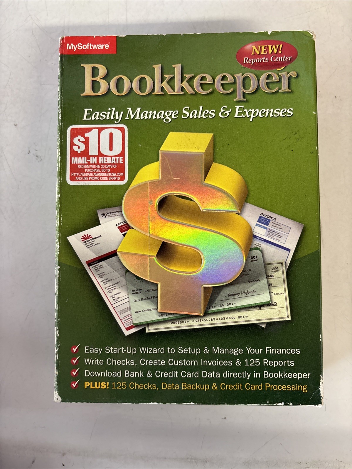 MySoftware Bookkeeper Easily Manage Sales & Expenses 2009