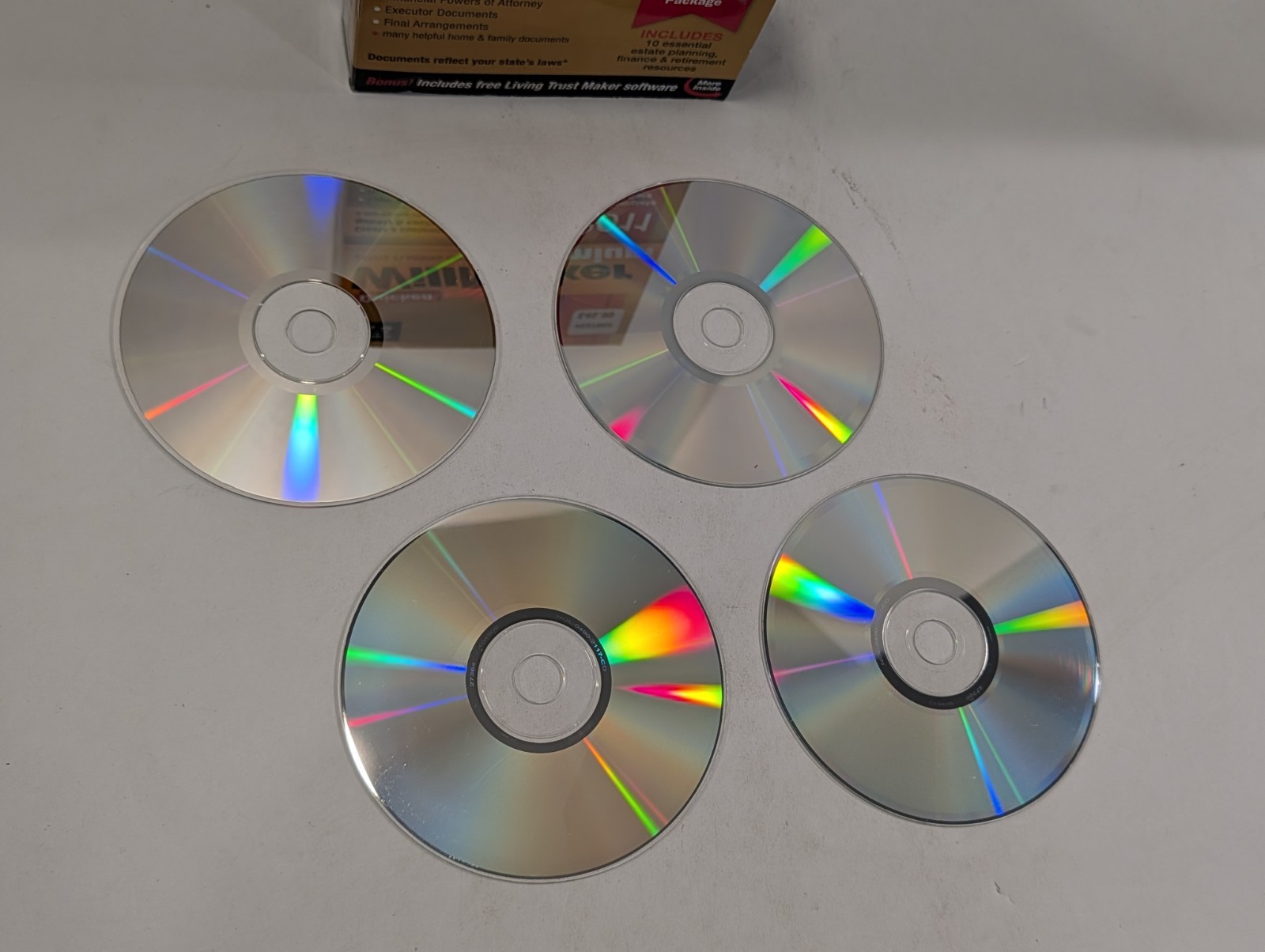 Quicken WillMaker PREMIUM 2011 – NOT COMPLETE – 4 Discs PC CD-ROM