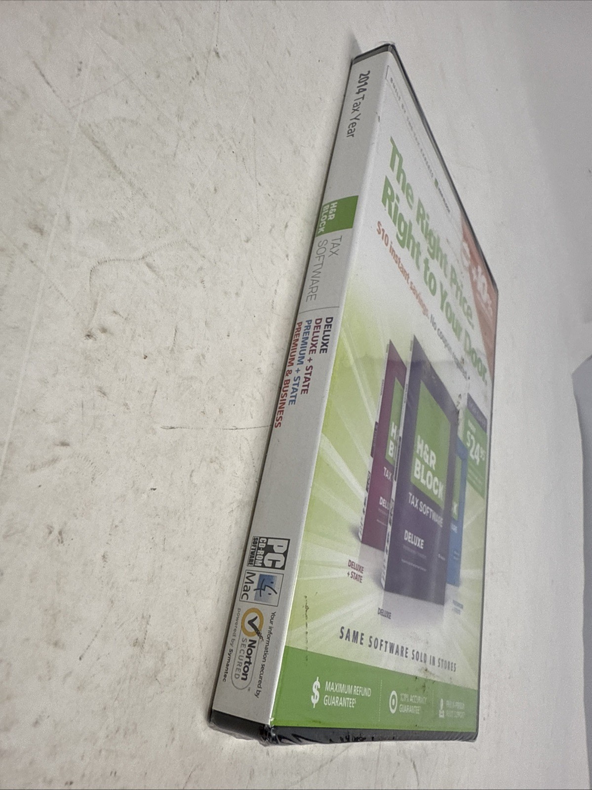 H & R Block One-Stop Shopping Tax Software 2014 Tax Year-RARE-SHIP N 24 HRS-NEW