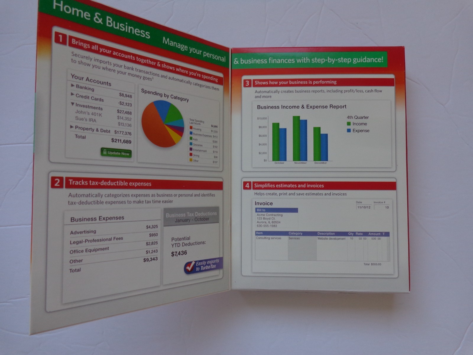 Intuit Quicken Home & Business 2012