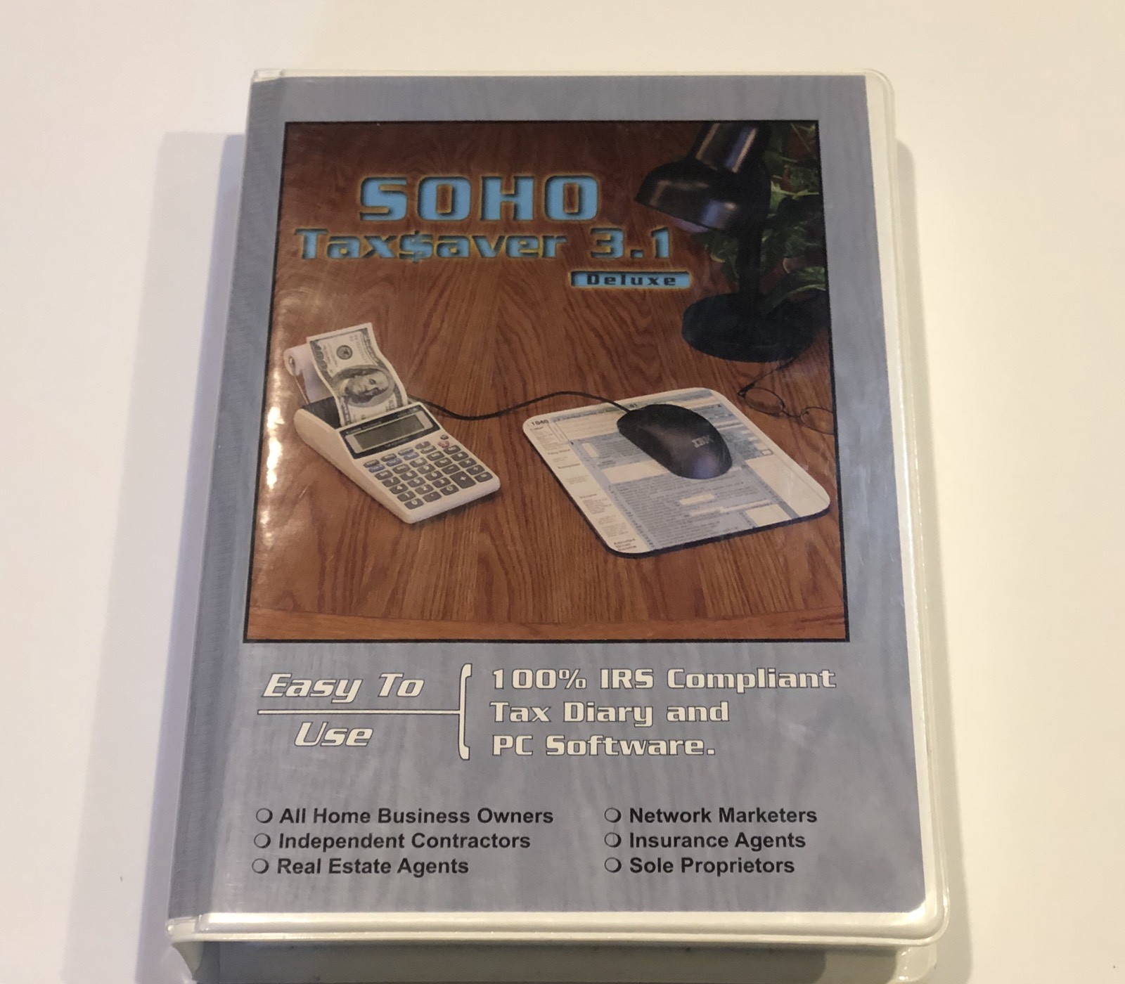 SOHO Taxsaver 3.1 Deluxe 2003 IRS Compliant Tax Diary & PC Softare Daily Expense