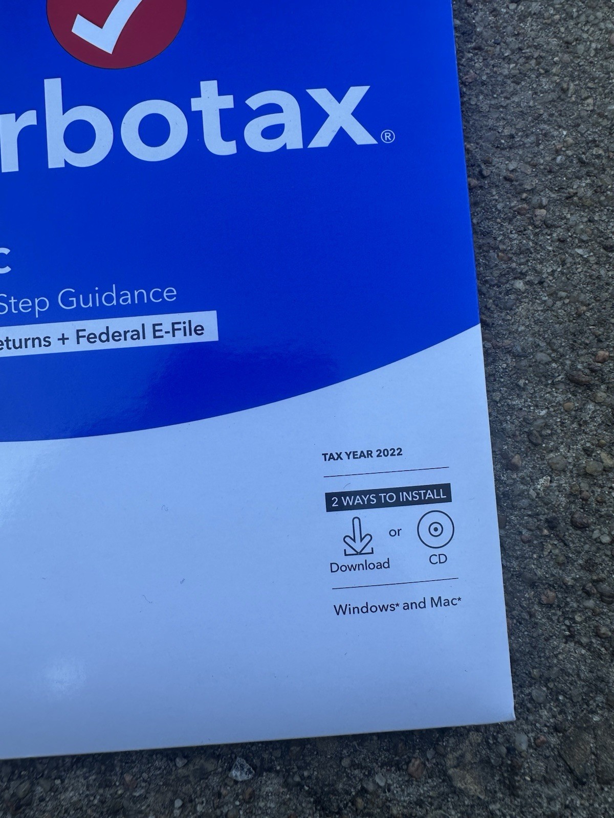 New Intuit Turbotax BASIC 2022 Federal + E-File New