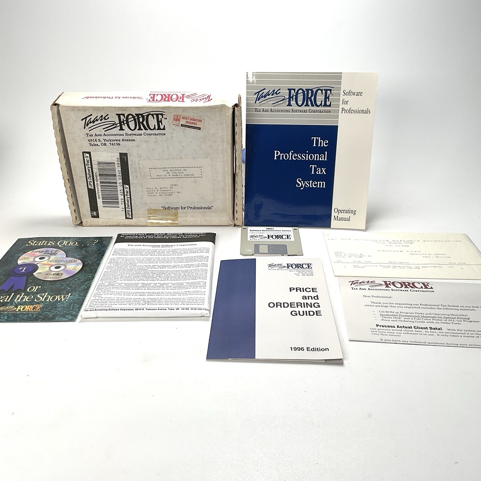TForce Tax & Accounting Software Corp. Professional Tax System – Open Box