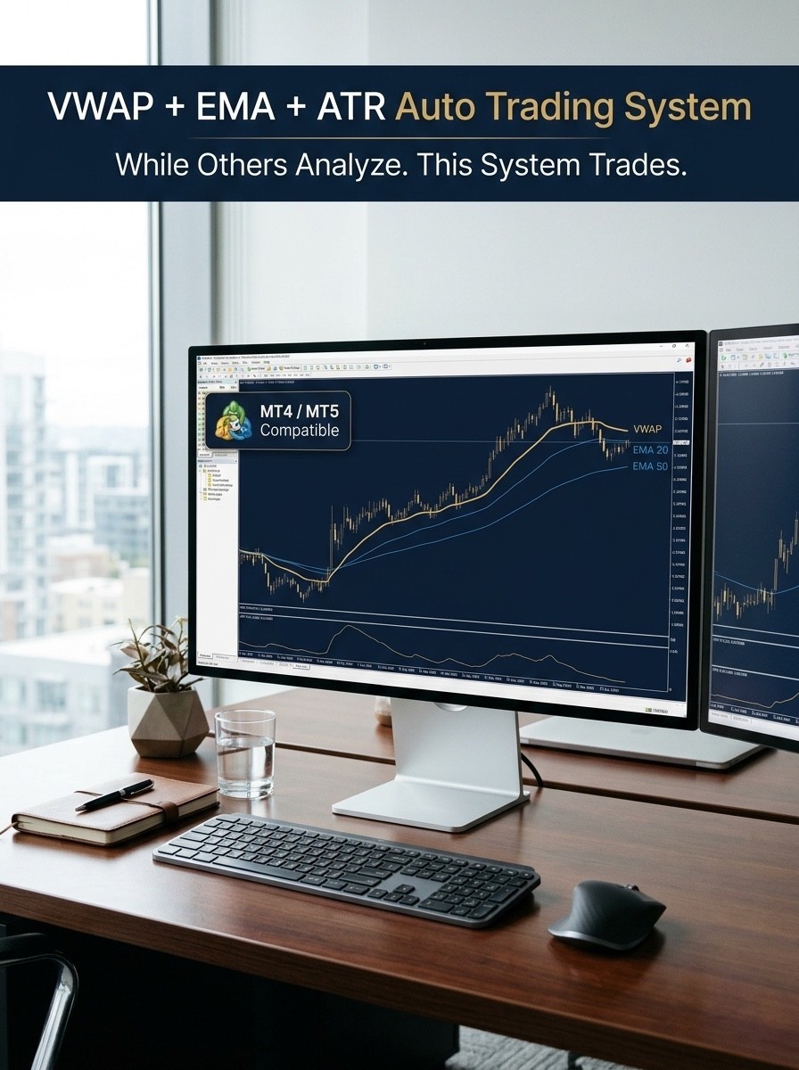 VWAP EMA ATR Expert Advisor MT5 – Auto Trading Most Traders Use Wrong