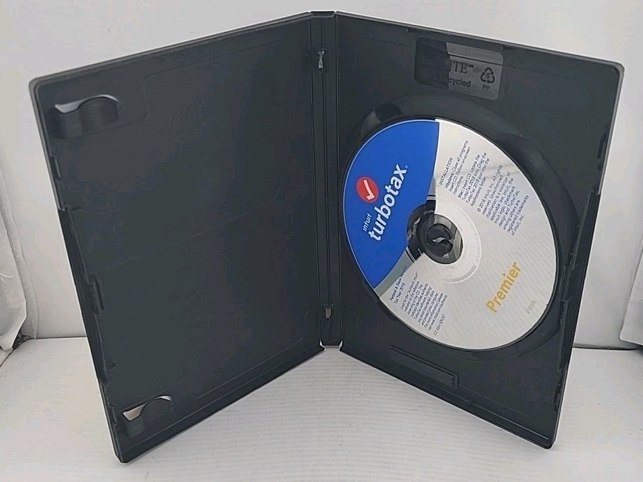 Intuit Turbotax Premier Federal + State 2018 Disc CD
