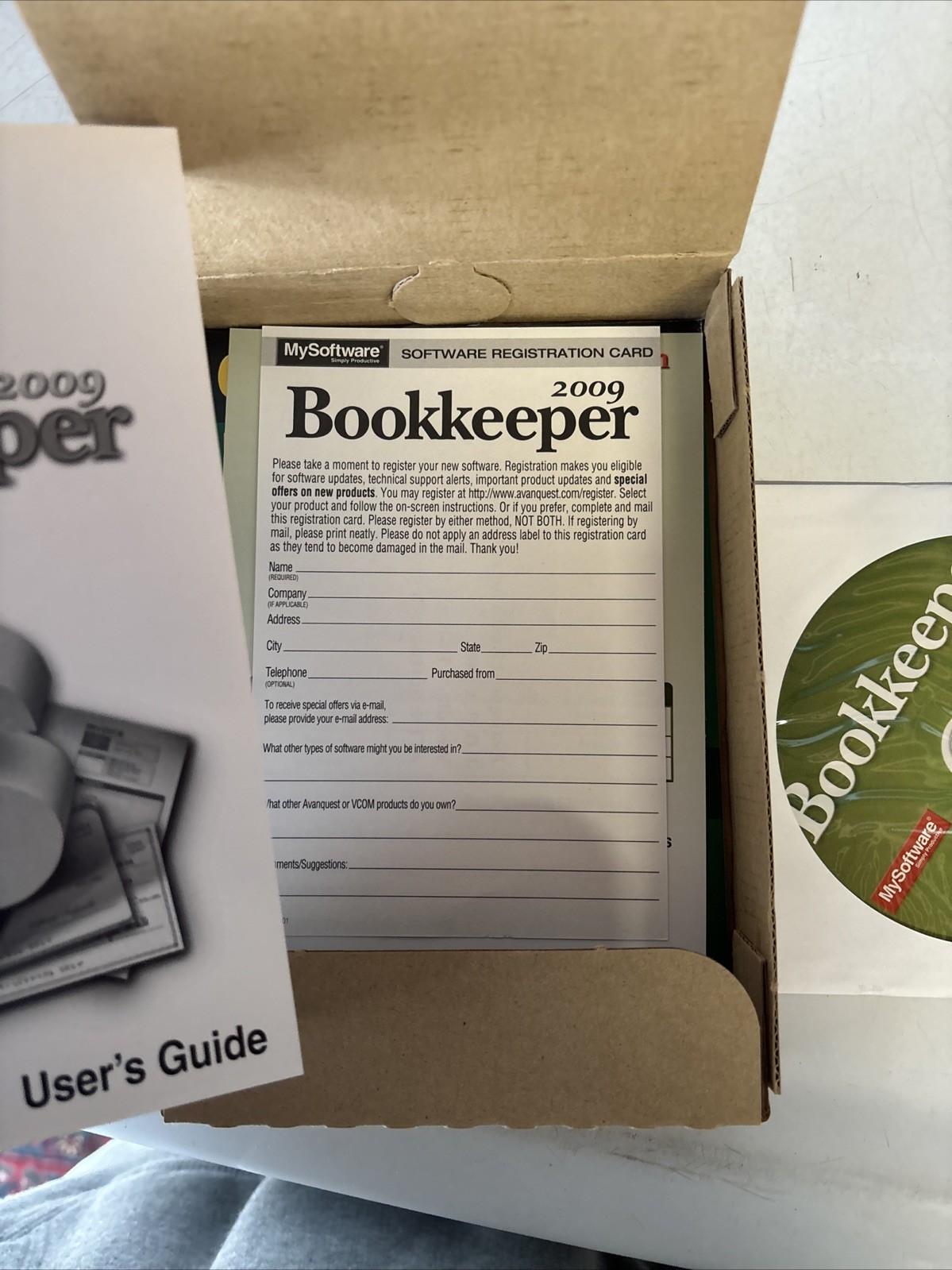MySoftware Bookkeeper Easily Manage Sales & Expenses 2009
