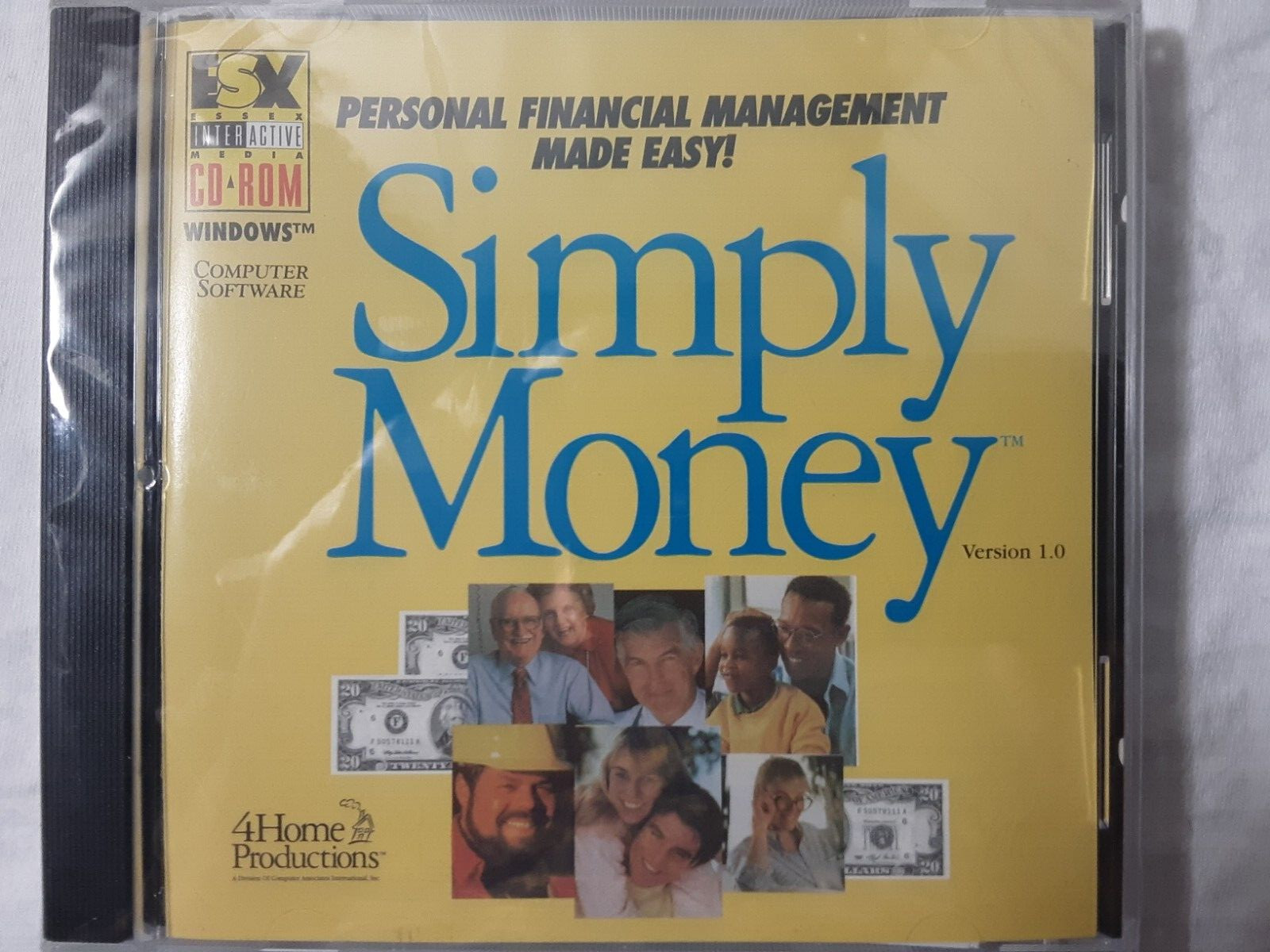 retro 1994 CD-Rom – Simply Money – Personal Financial Management Made Easy