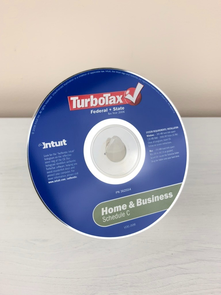 PC CD-ROM (2006) – TurboTax 2006 Home & Business Schedule C – Disc Only