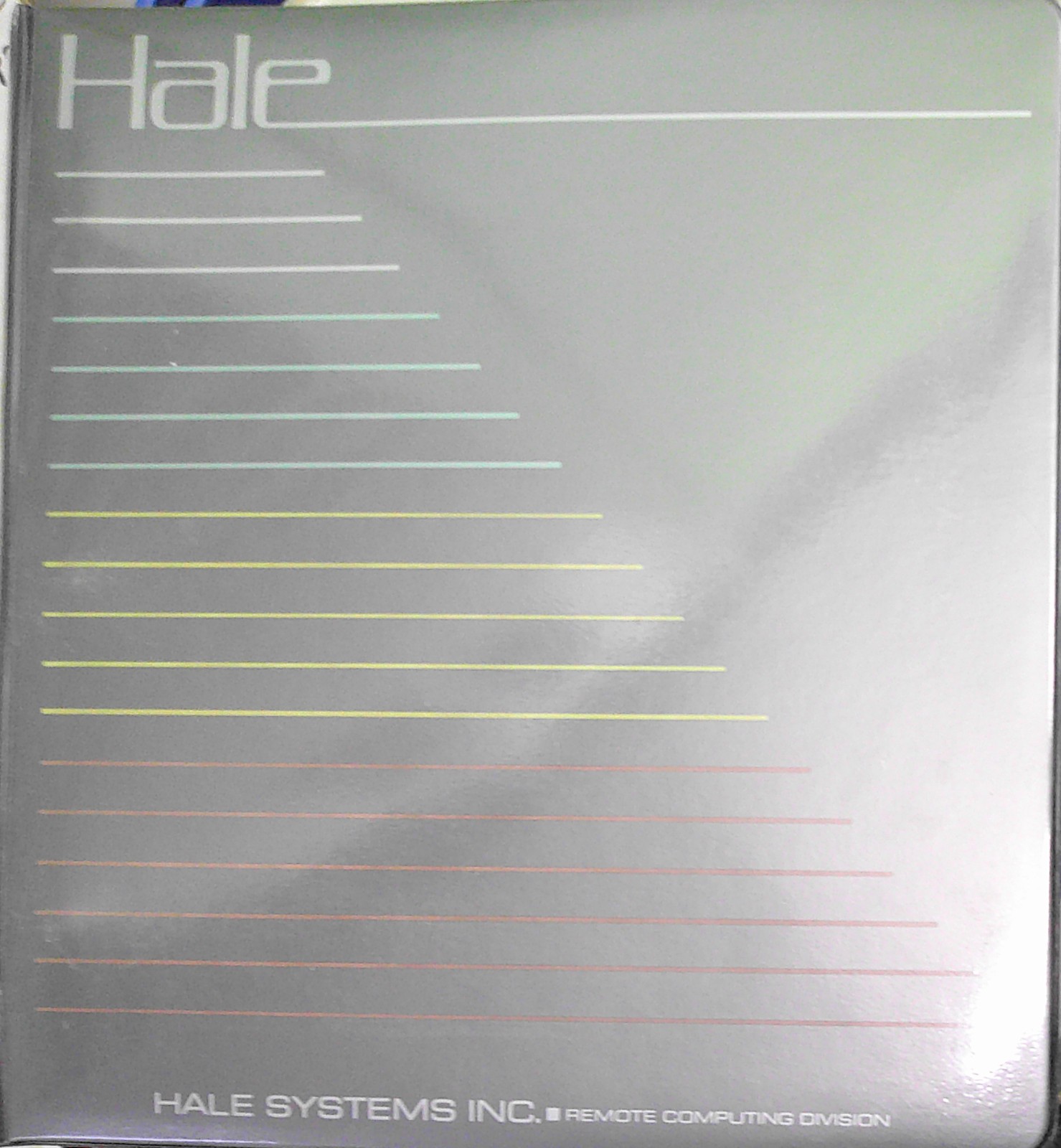 1983 Pear Portfolio Management System, by Hale Systems, Demo program for IBM PCs