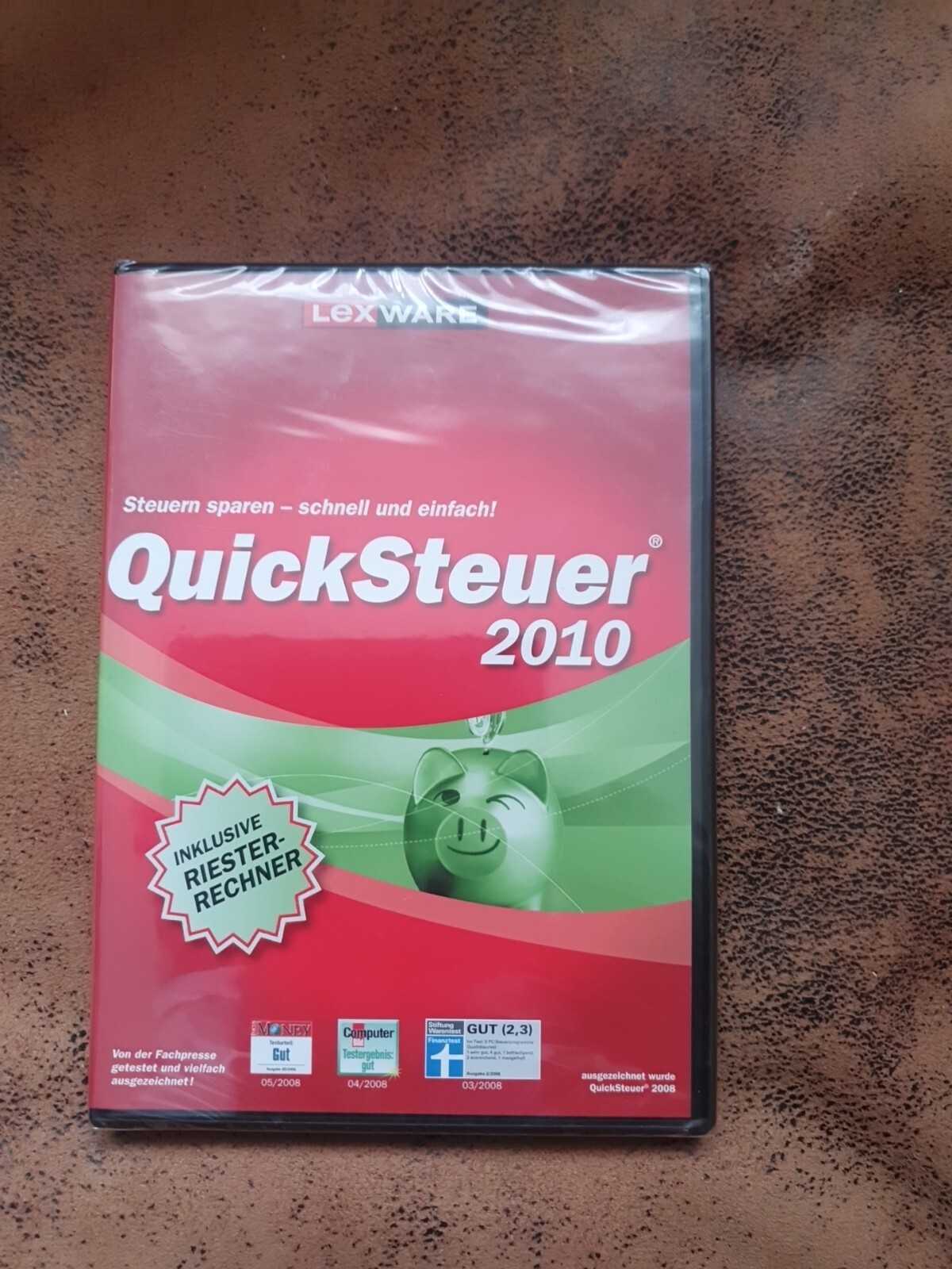 QuickSteuer 2010 (for the tax return 2009) save, fast, in PC new original packaging