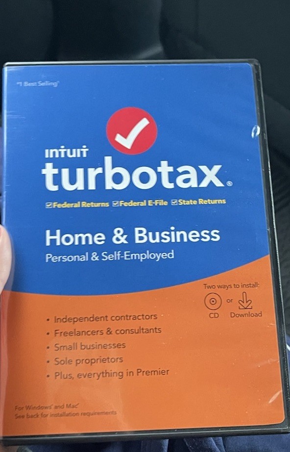 2019 Intuit TurboTax Home & Business Tax Prep CD Federal + State Win/Mac