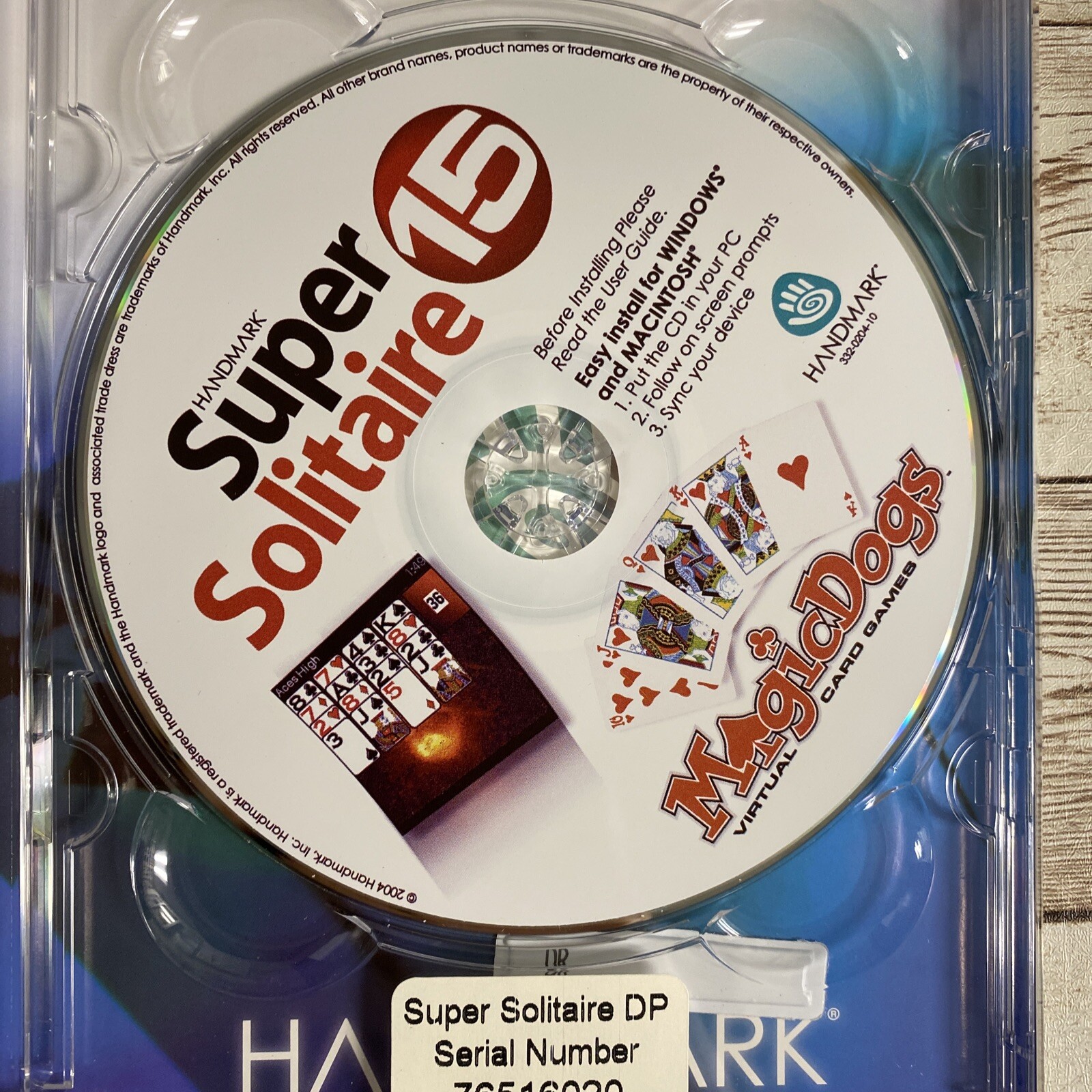 SUPER SOLITAIRE 15 GAMES FOR PALM OS OR POCKET PC BY HANDMARK Free Shipping