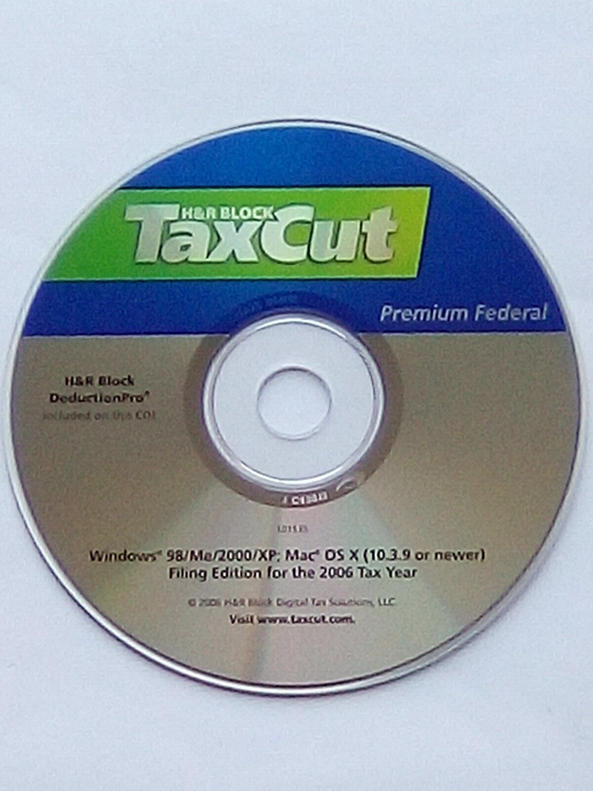 H&R Block TaxCut Premium Federal for the 2006 Tax Year Including DeductionPro