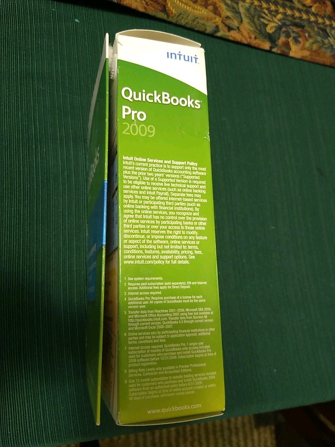 INTUIT QUICKBOOKS PRO 2009 FOR WINDOWS FULL RETAIL USA VERSION NEW SEALED BOX