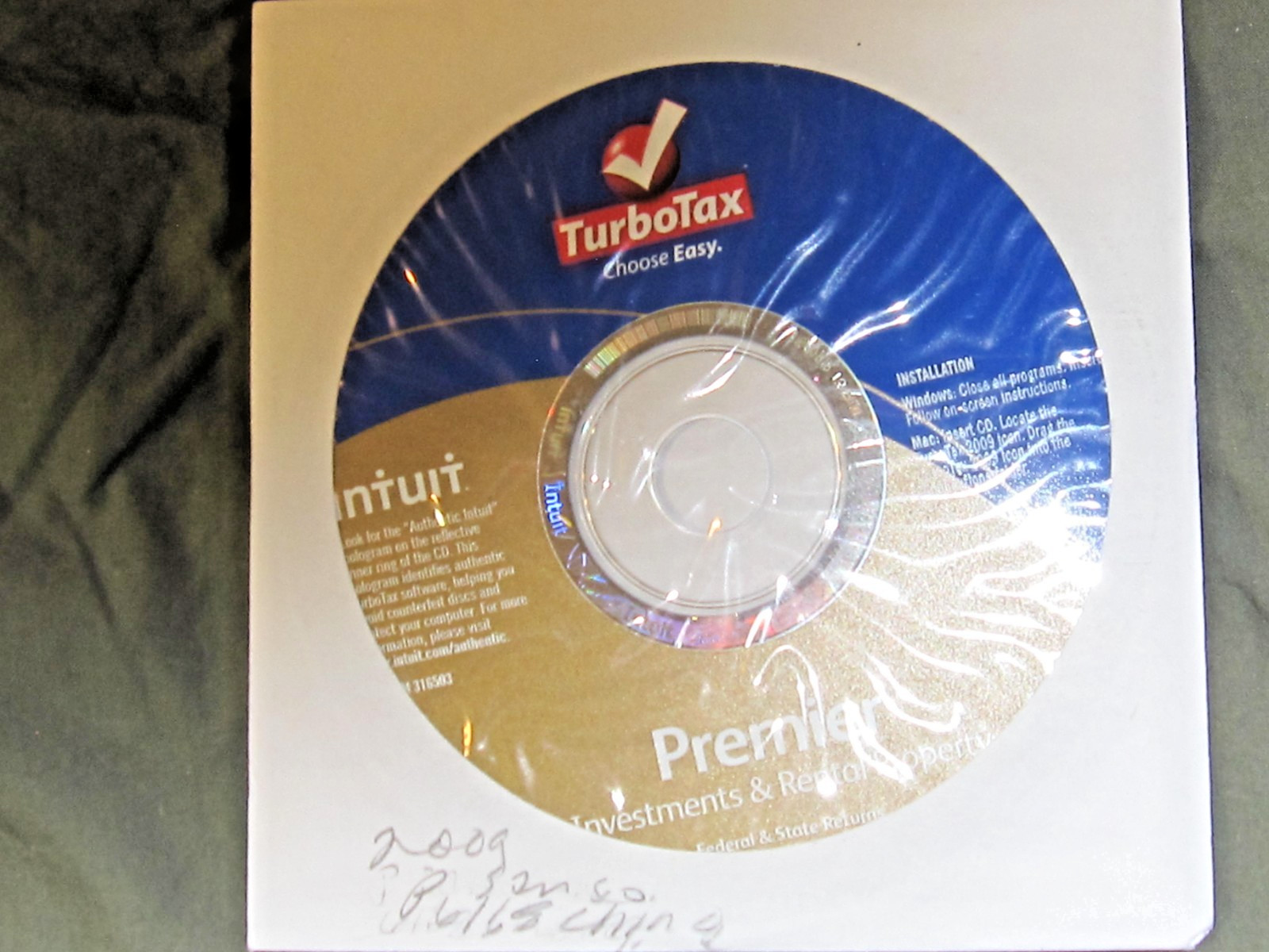 Turbotax cd’s, years 1997-2016 (missing 2000, 2011, 2012, and 2015)
