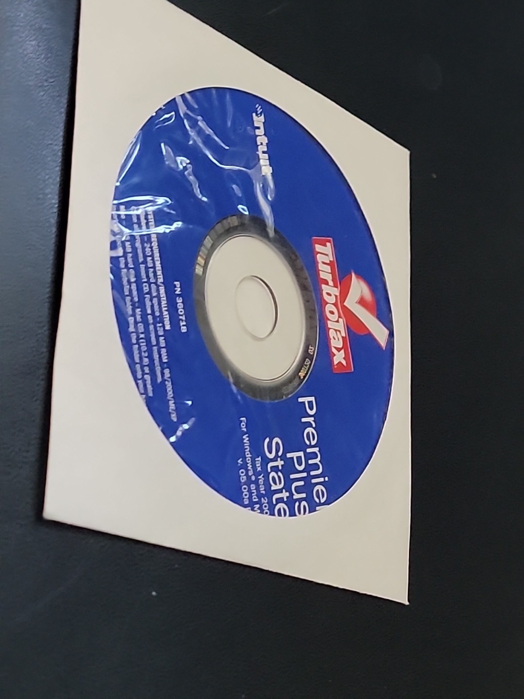 2005 Turbotax CDSoftware Premier Plus State CHECK Operating System Compatibility