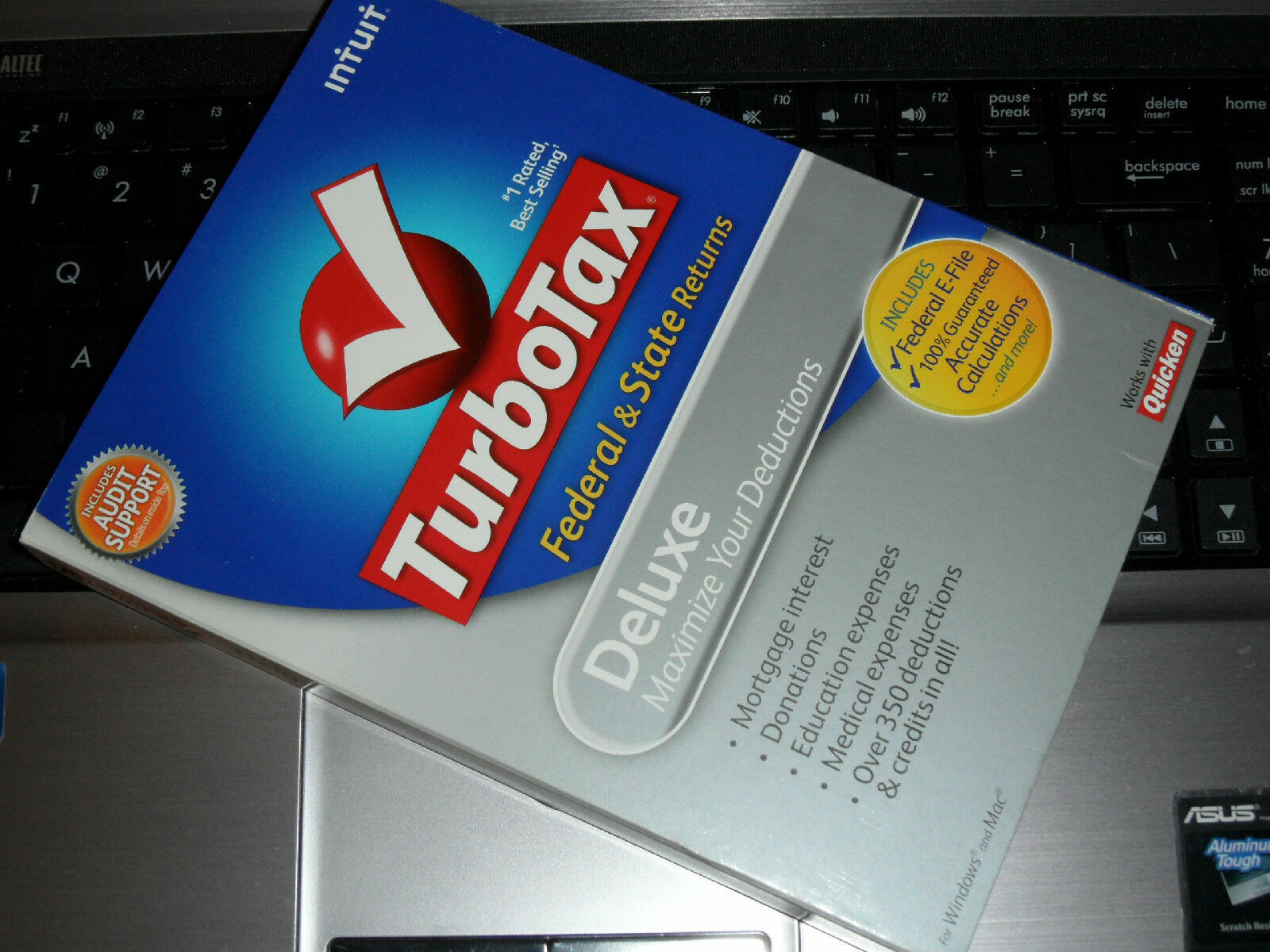 2010 TurboTax Deluxe Federal Turbo Tax New sealed CD in Retail Box