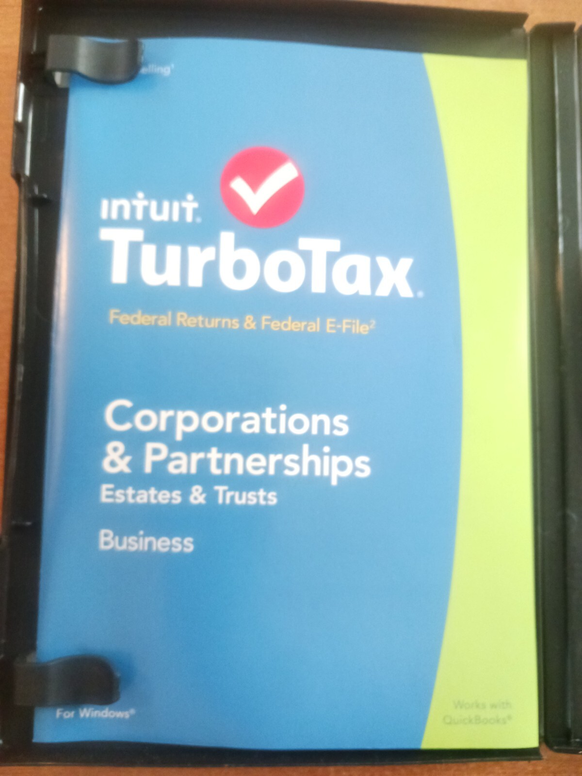 TurboTax Business 2014 CORPORATIONS & PARTNERSHIP Federal Returns Federal E-File