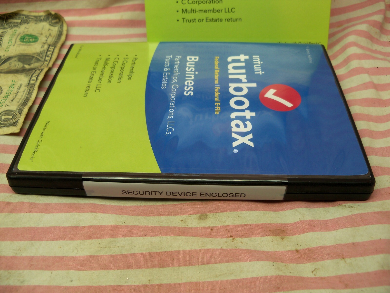 Intuit TurboTax Business 2018 Year Partnership LLC Trust Estate CD NEW Sealed