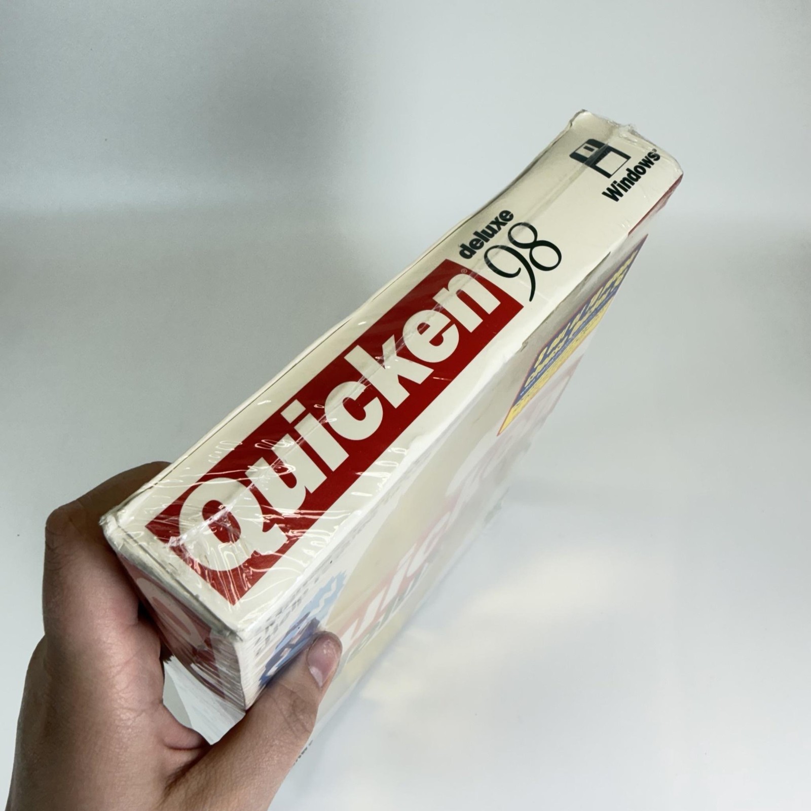 Vintage Quicken Deluxe 98 Windows Accounting Software Intuit Retail Box Sealed