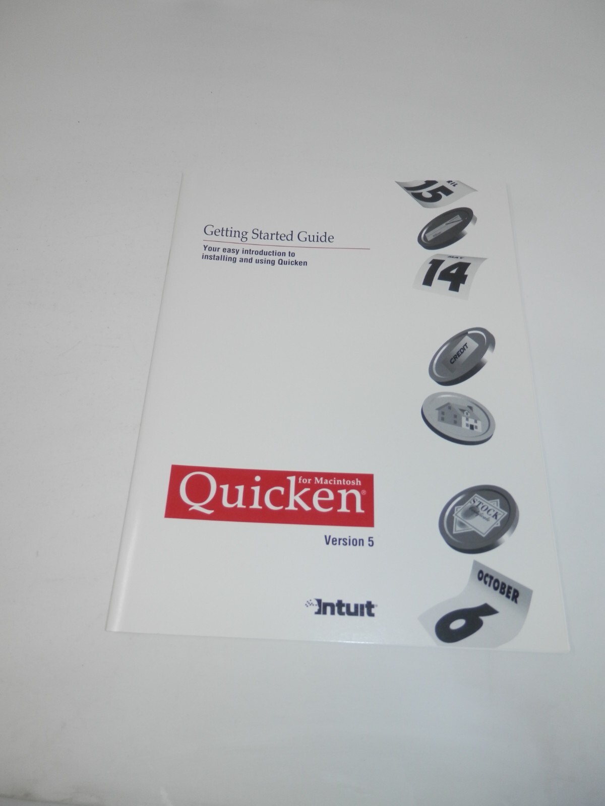 Quicken for Macintosh Version 5 New for 95 • 3.5″ Floppy Big Box Software Intuit