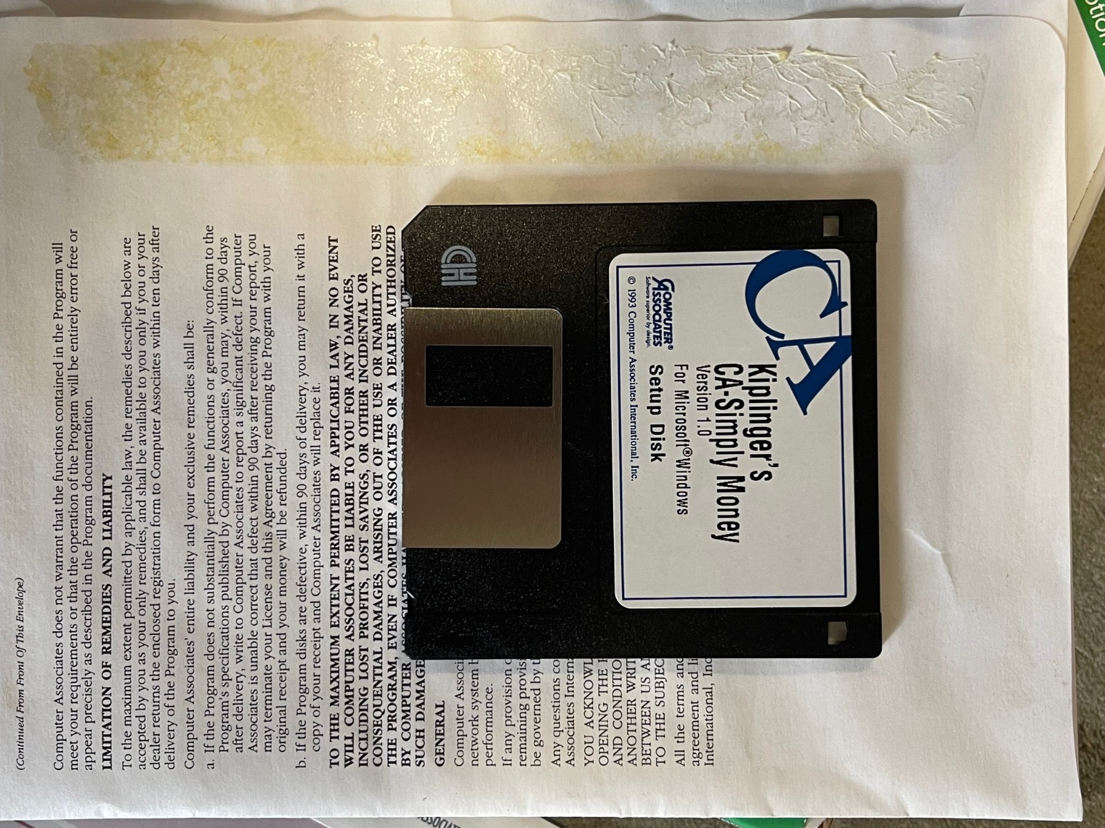 NEW OPEN BOX Kiplinger’s CA Simply Money Vintage Software for DOS Windows L@@K