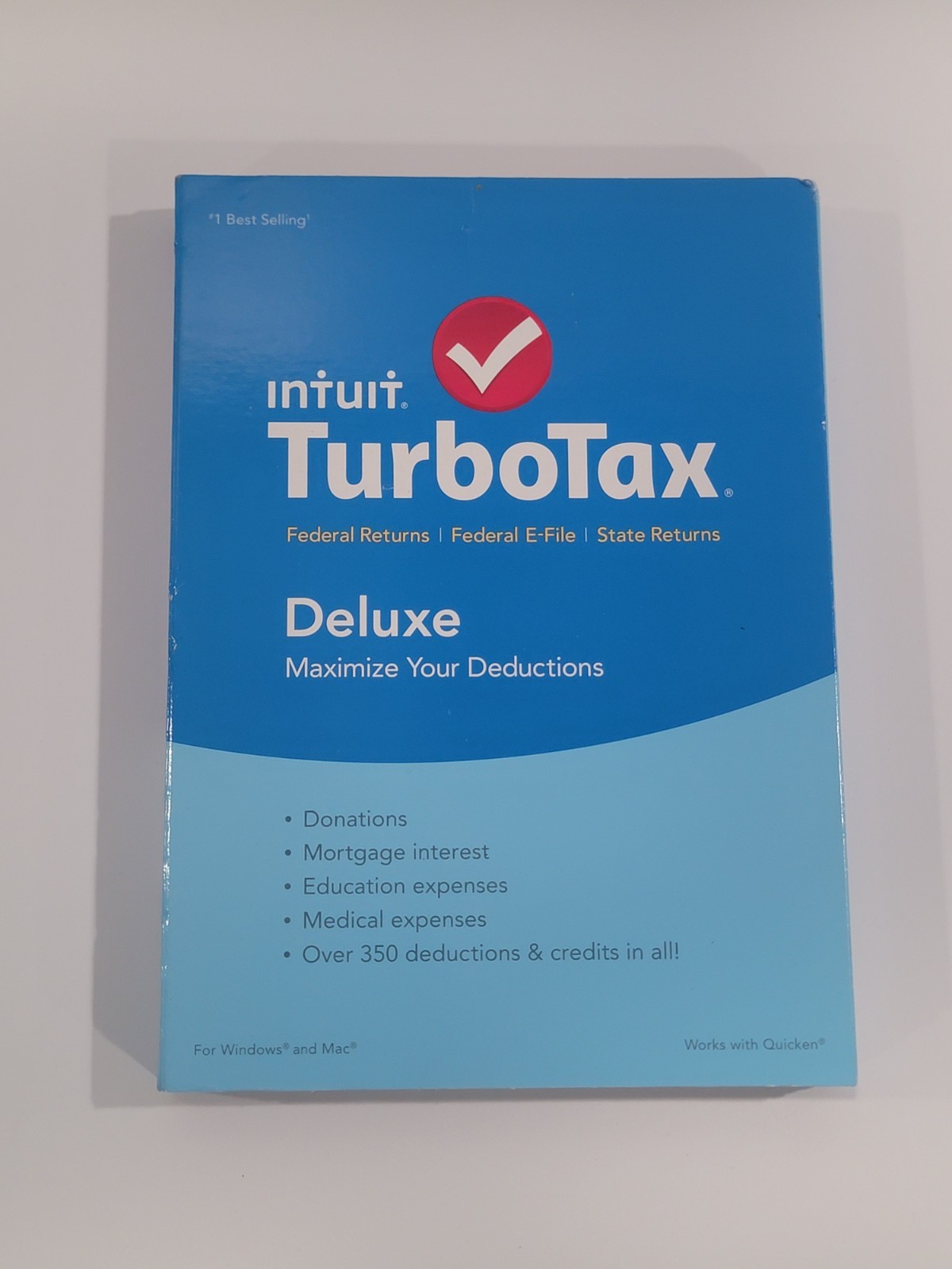 Intuit TurboTax Deluxe 2015 Software