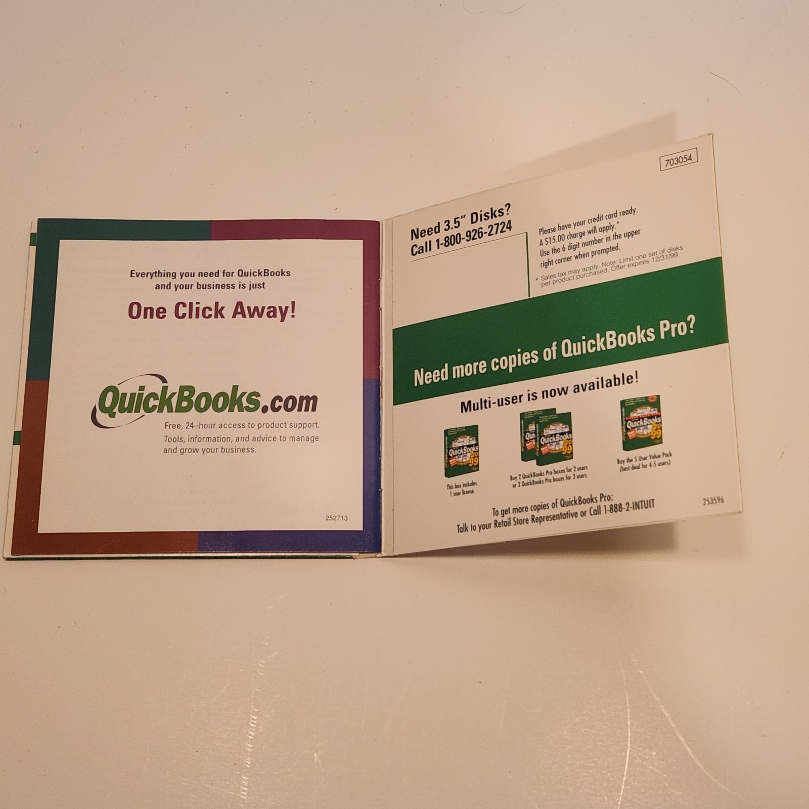 Quicken Quickbooks Pro 99 Software with product key