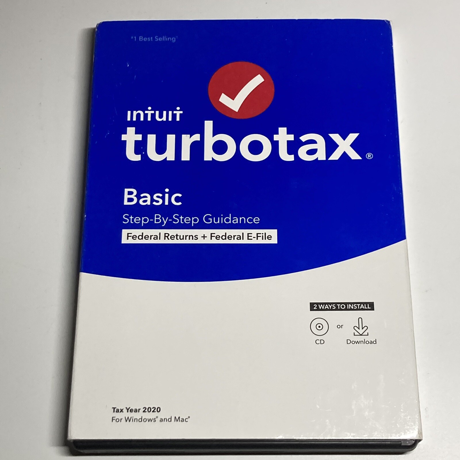Lot Of 21 2020 Intuit TurboTax Basic Federal Windows & Mac Disc or Download New