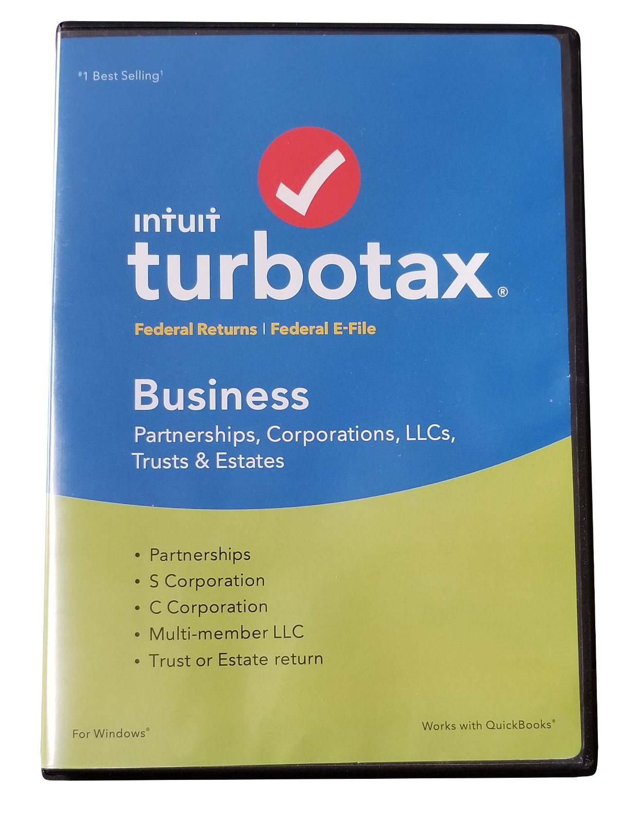 2018 TurboTax Business federal e-file or federal return for PC only
