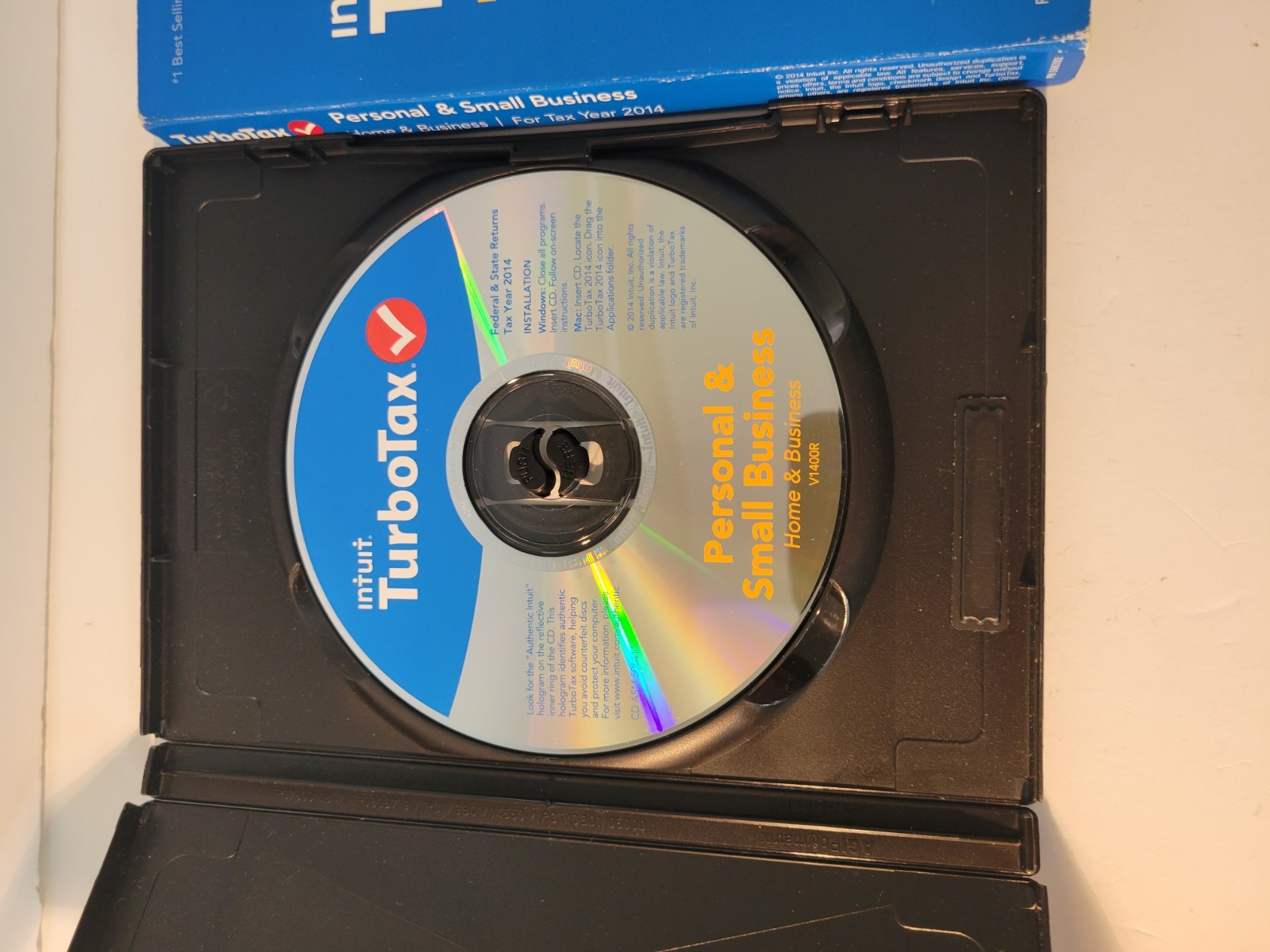 2014 TurboTax Home & Business Federal E-File & State Tax Return for PC & Mac CD