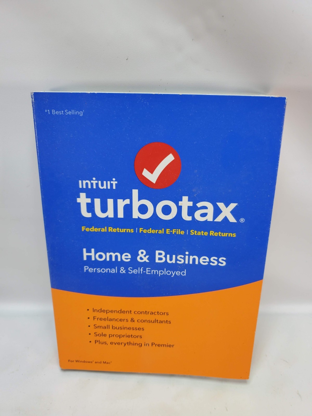 2016 TurboTax Home & Business Personal Software Intuit Disc Federal State