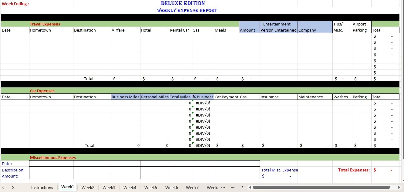 Spectacular Spreadsheet Deal, 10 Excel Templates, one low price, PC or Android