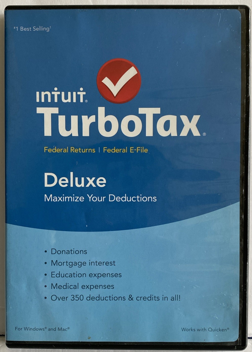 TurboTax Deluxe 2015 Federal Returns & Federal E-File for Windows & MAC