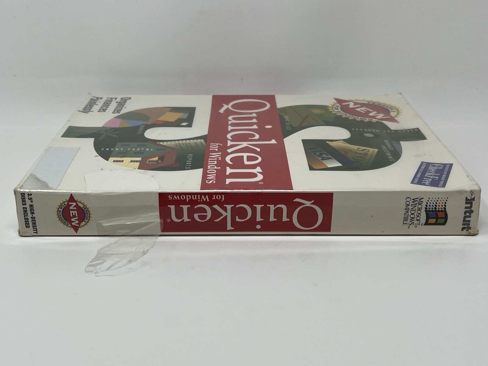 Intuit Quicken For Windows Version 3.0 Organizes Finances Painlessly New Sealed