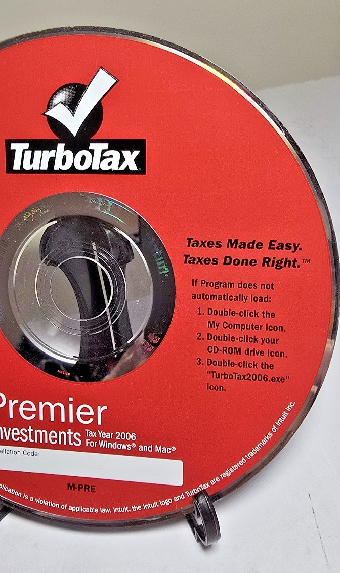 Intuit TurboTax PREMIER INVESTMENTS for Tax Year 2006 for Windows and Mac-CD